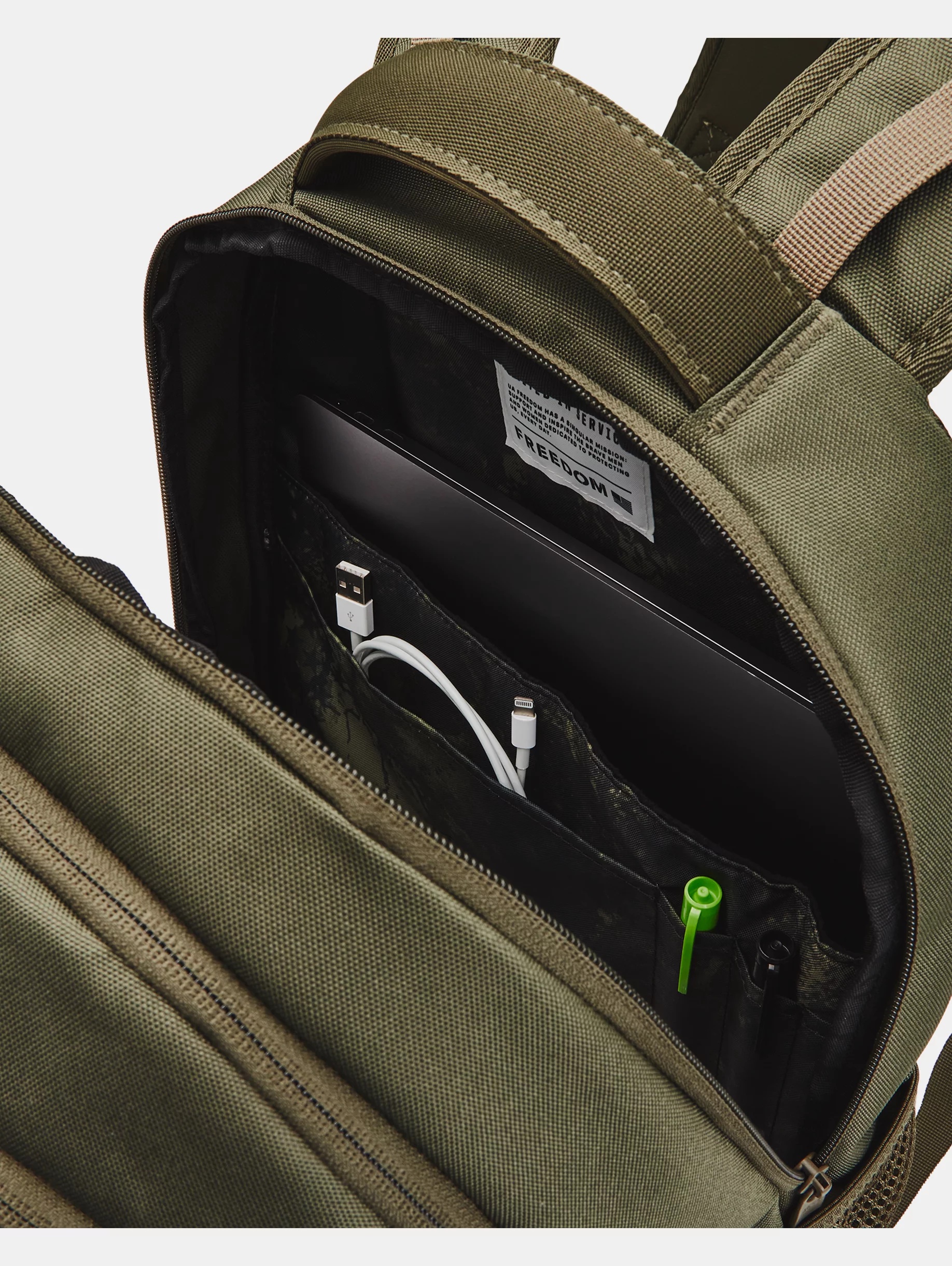 UA Hustle 6.0 Freedom Backpack - 4