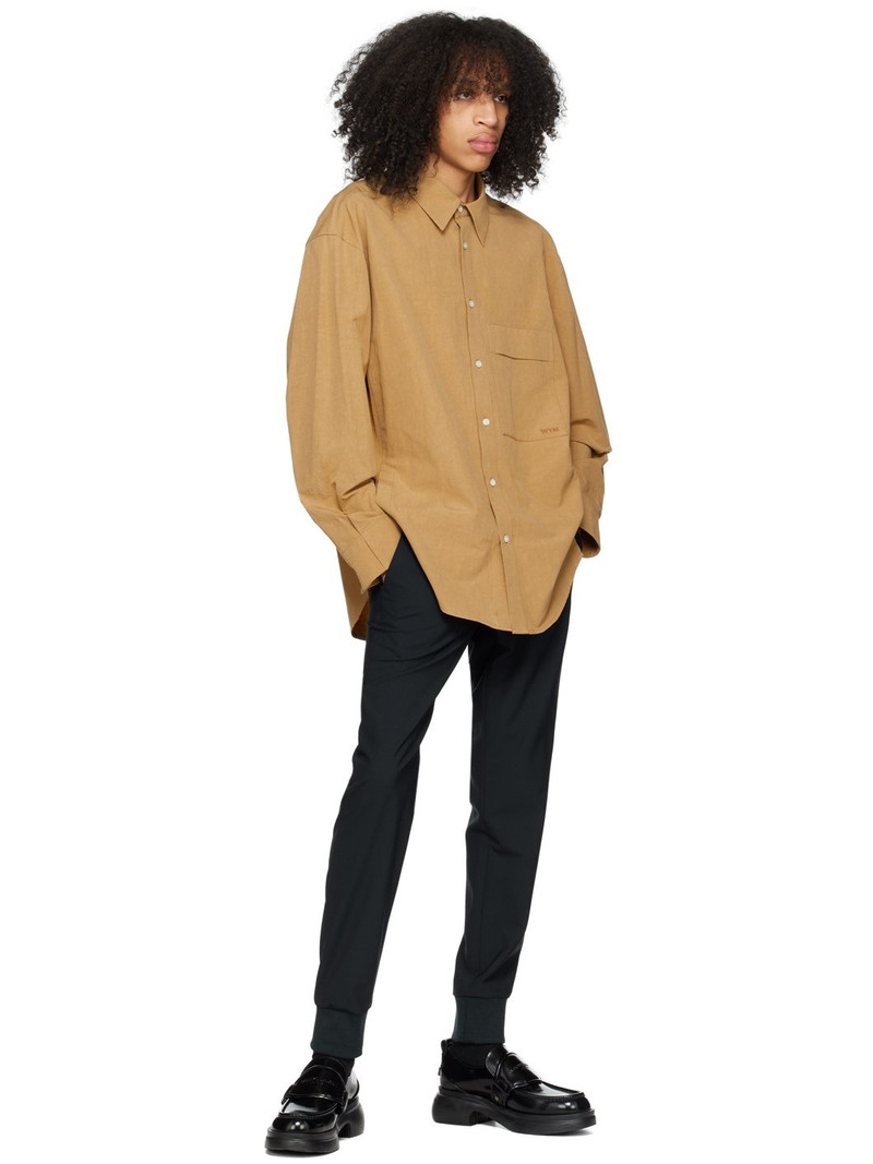 Wooyoungmi Brown Button-Down Shirt outlook