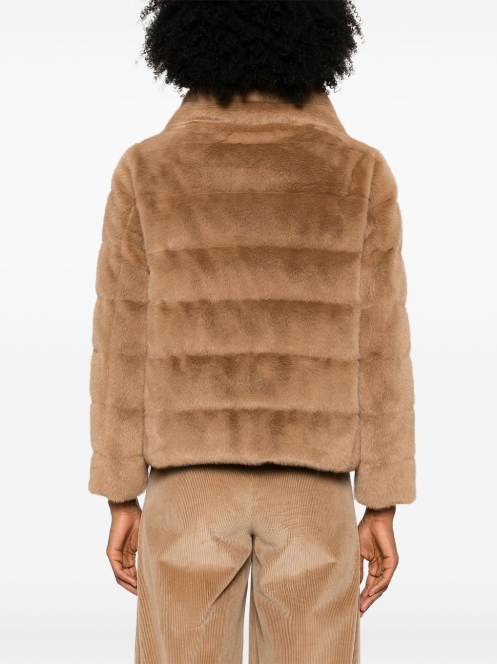 faux-fur jacket - 4