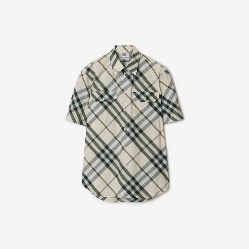 Check Cotton Shirt - 1