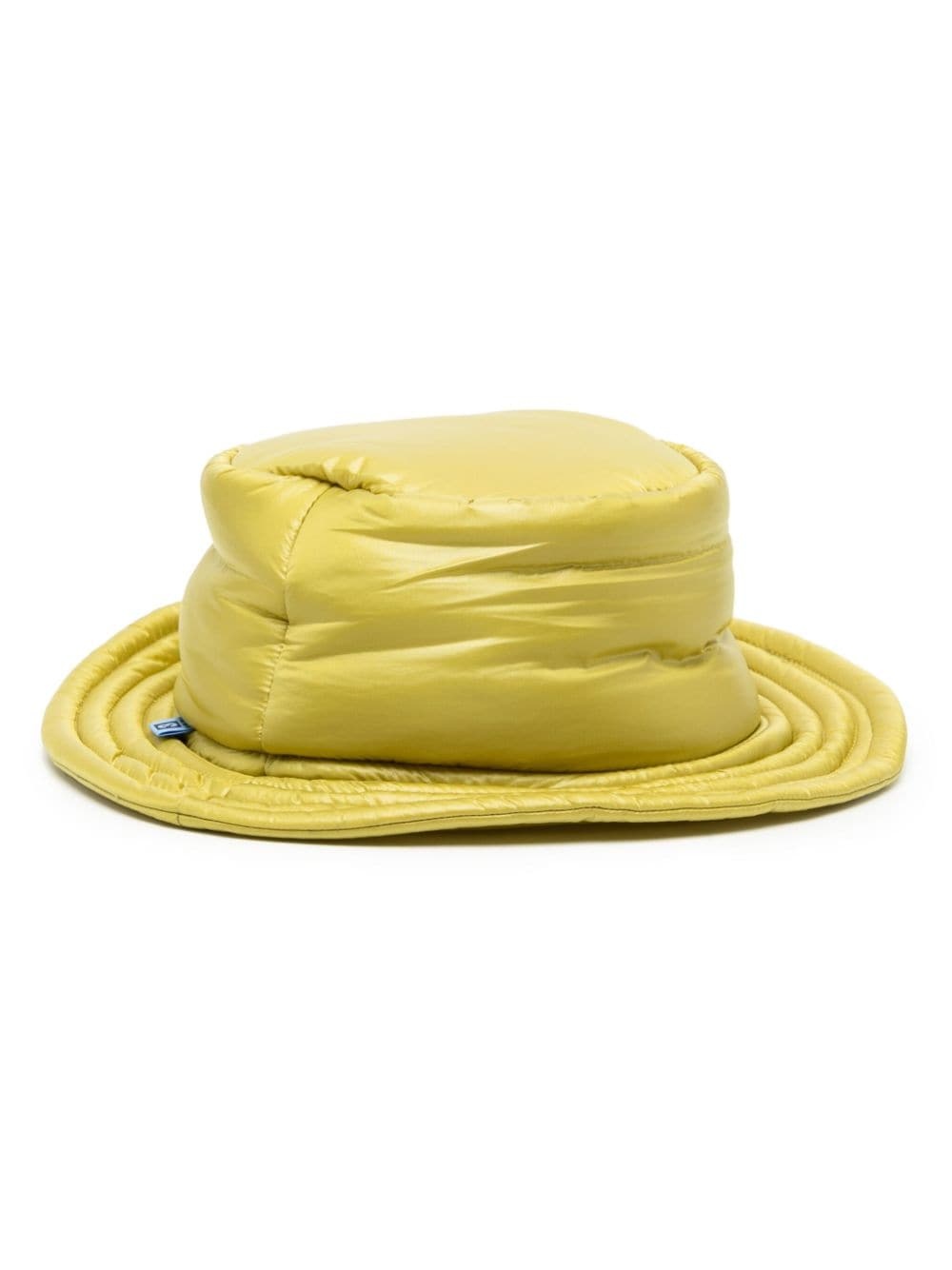 padded logo-tag bucket hat - 1
