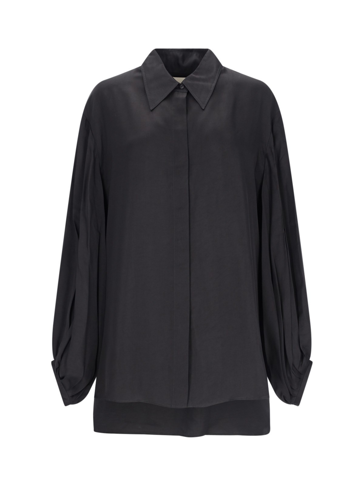 'THE BAM TOP' PLEATED SHIRT - 1