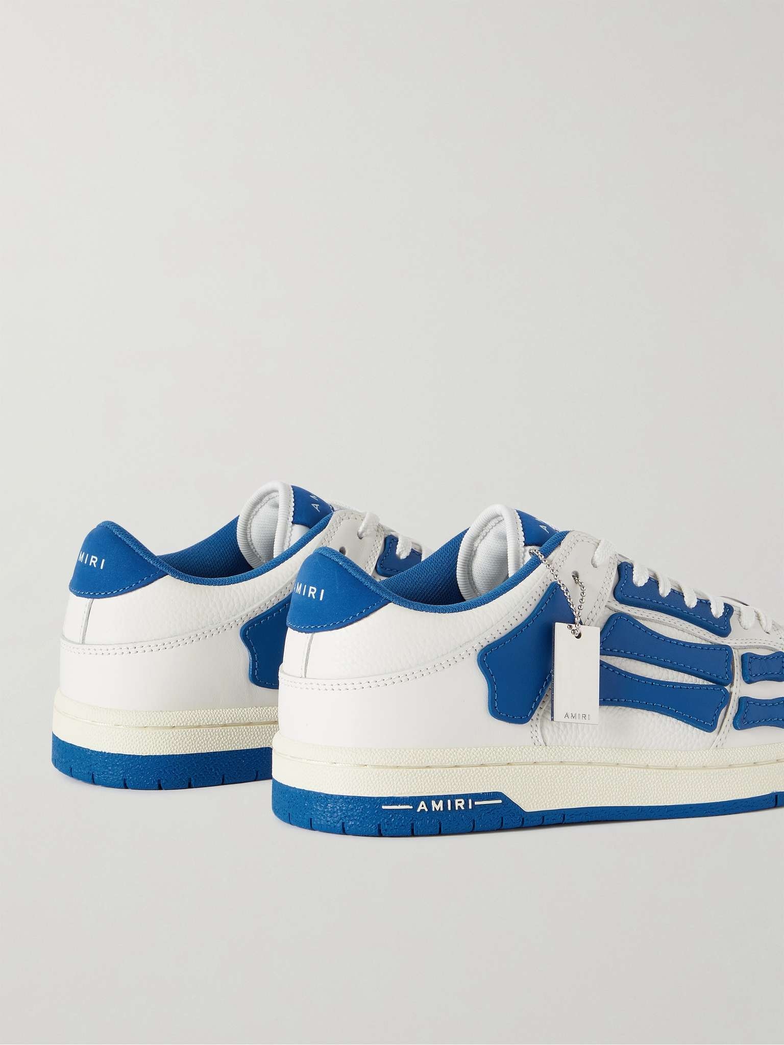 Skel-Top Colour-Block Leather Sneakers - 5
