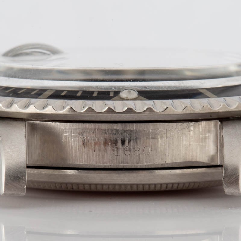 Vintage Rolex Red Submariner Ref 1680 Stainless Steel - 6