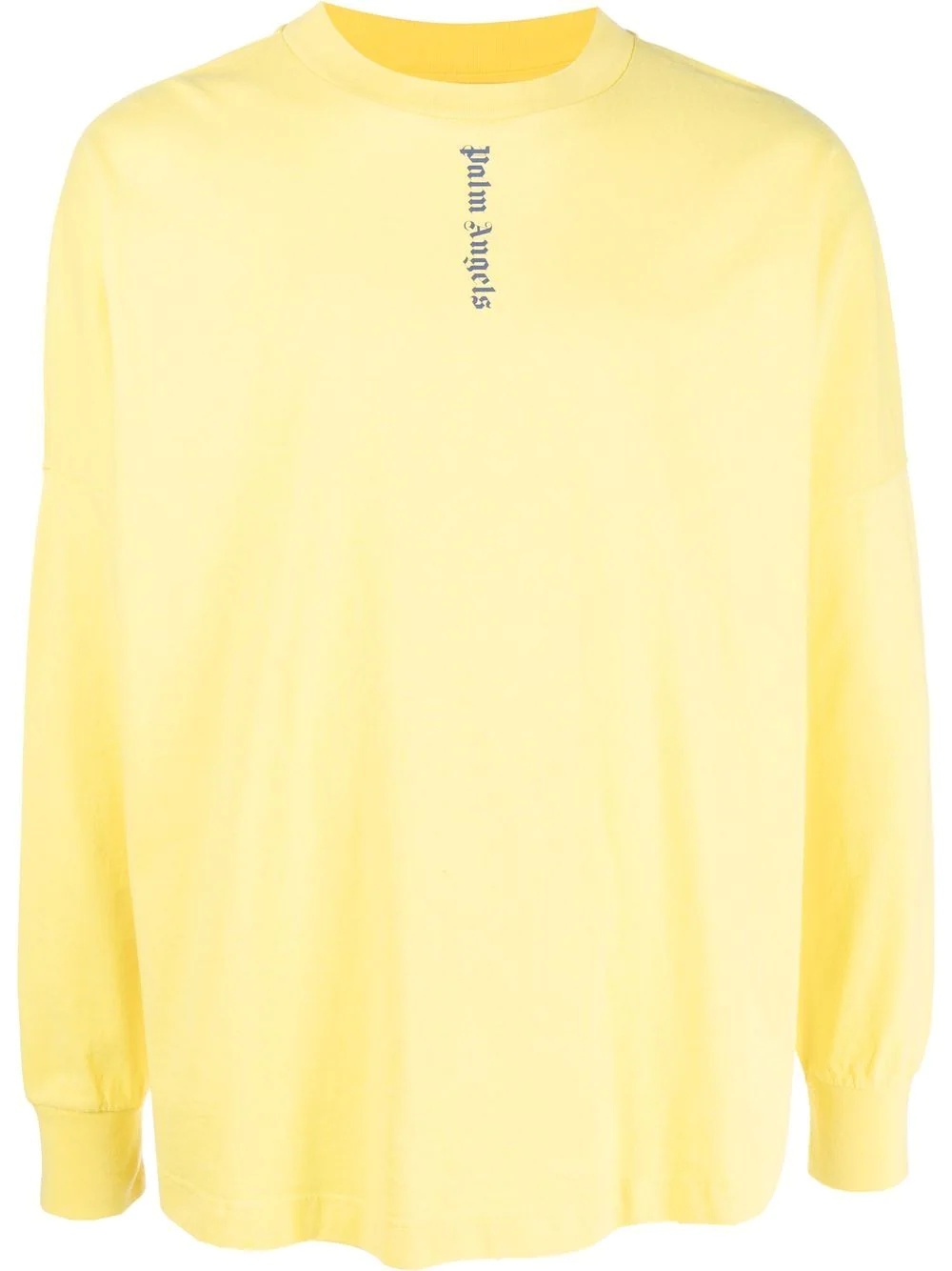 logo-print cotton sweatshirt - 1