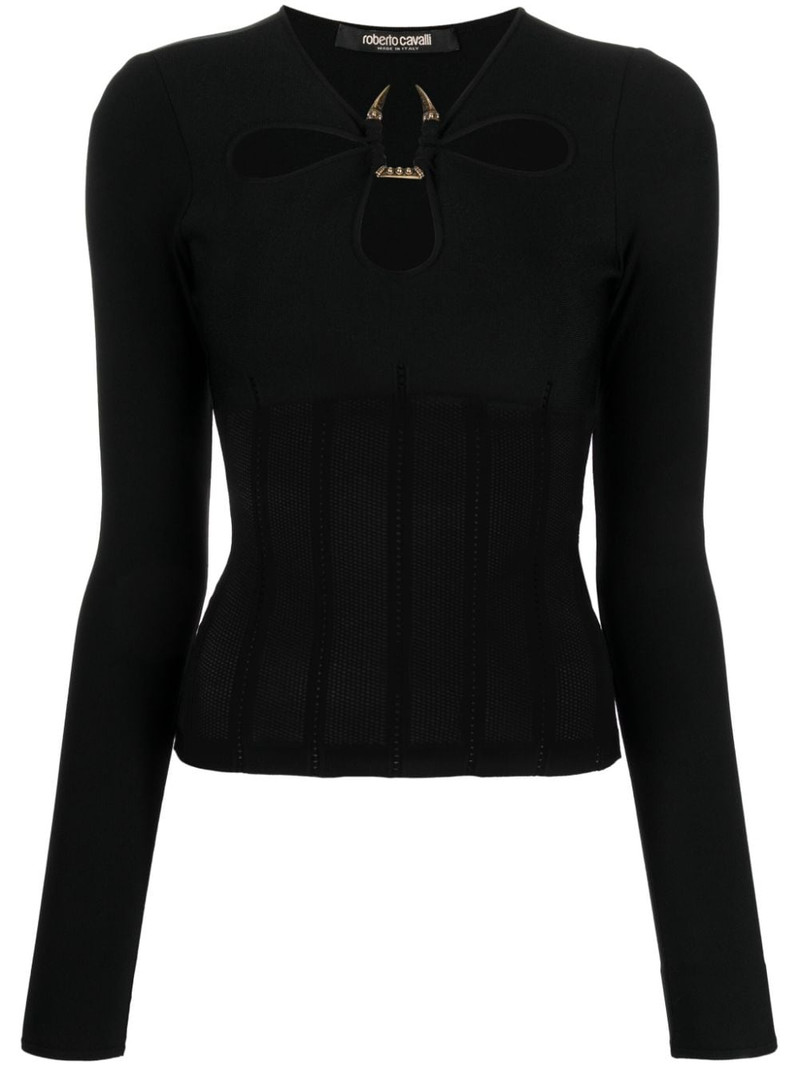 cut-out knit top 1