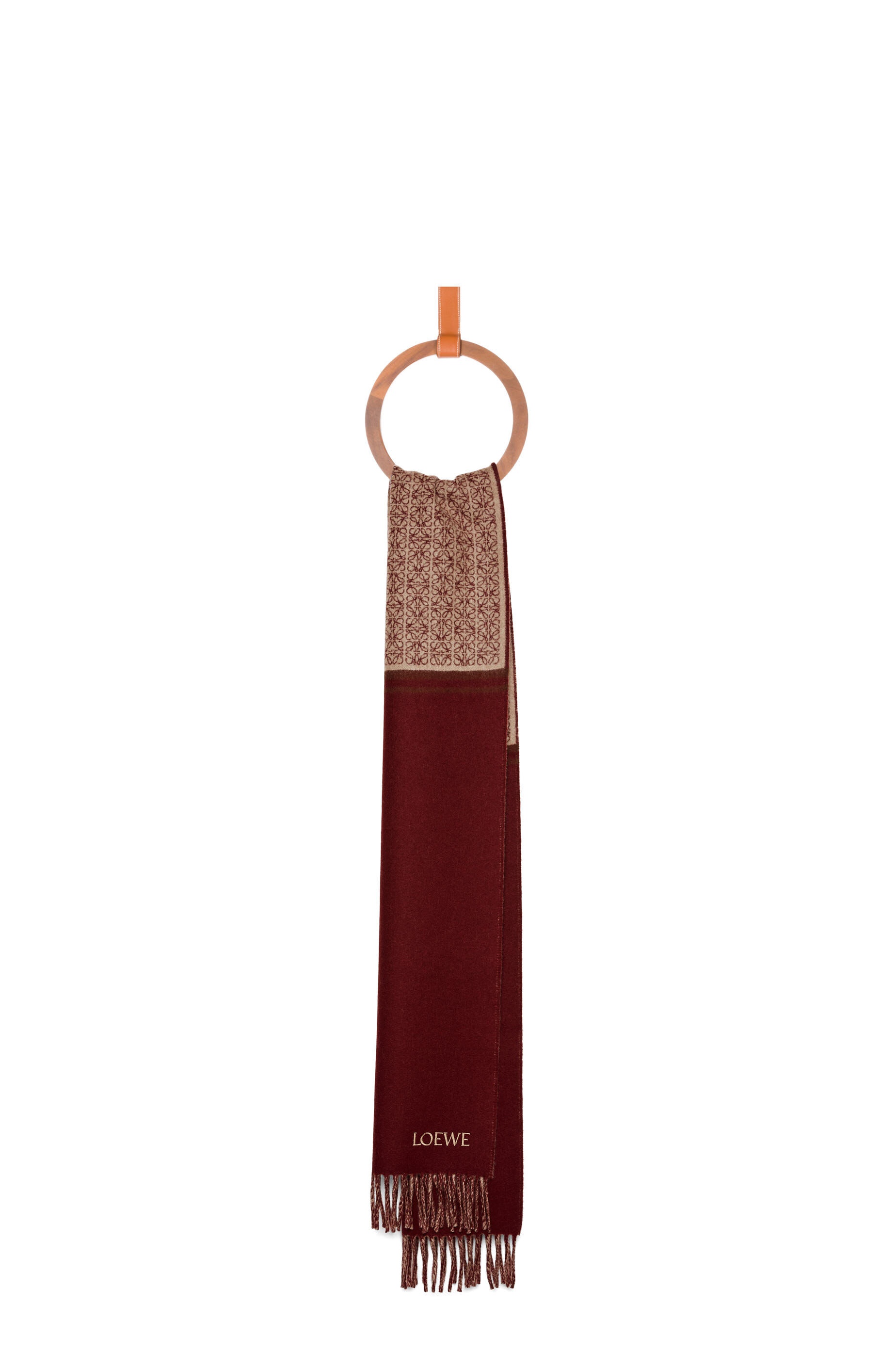 Scarf in wool and cashmere - 1