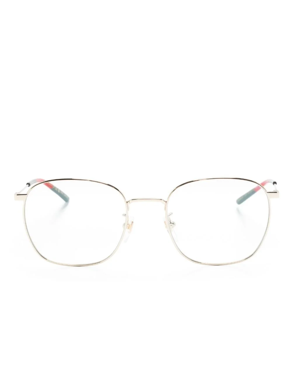 square-frame glasses - 1