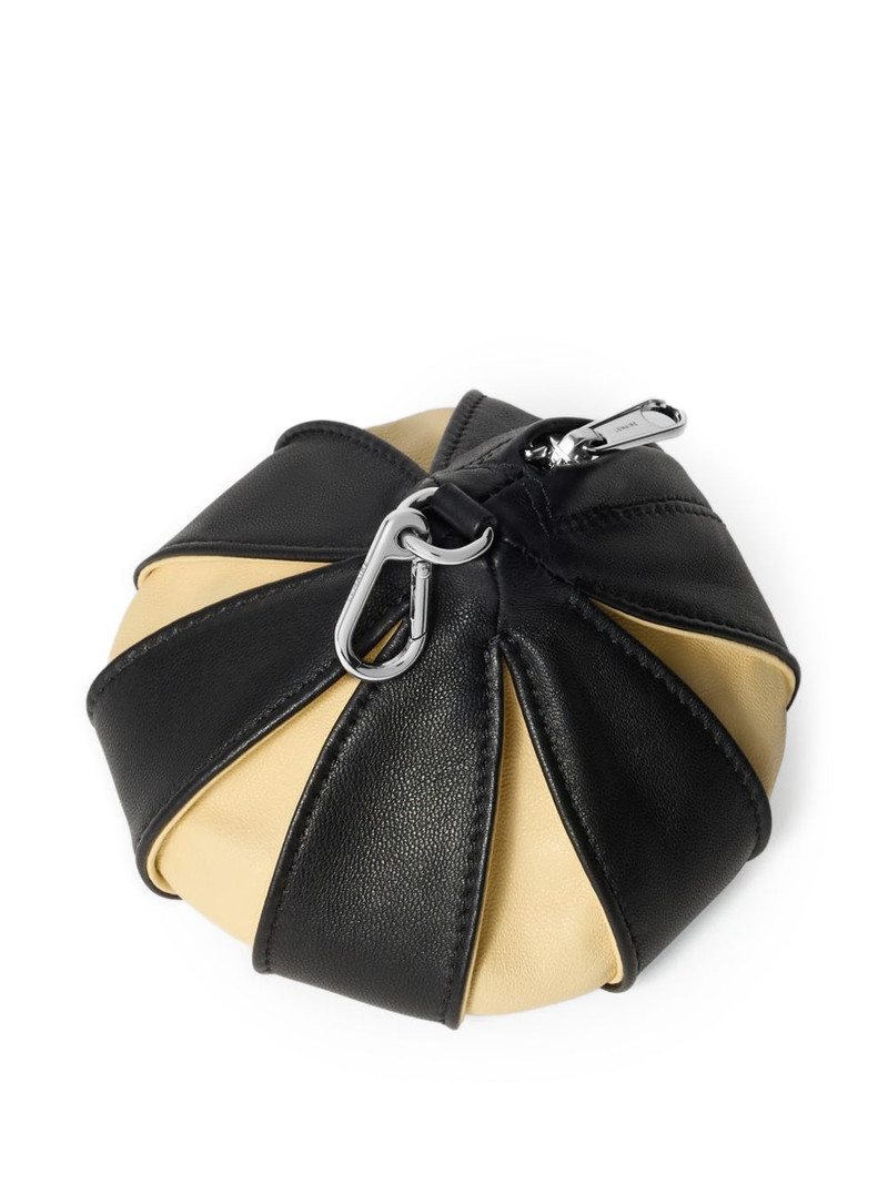 balloon zipped leather key charm 1
