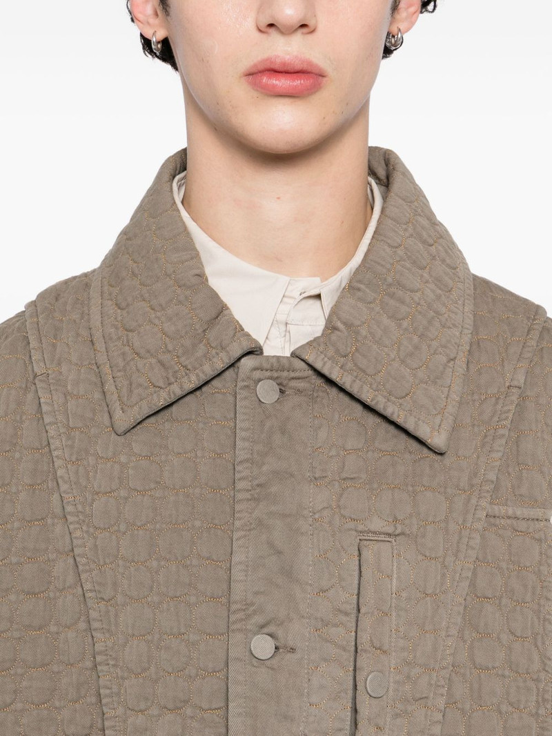circle-quilted jacket 5