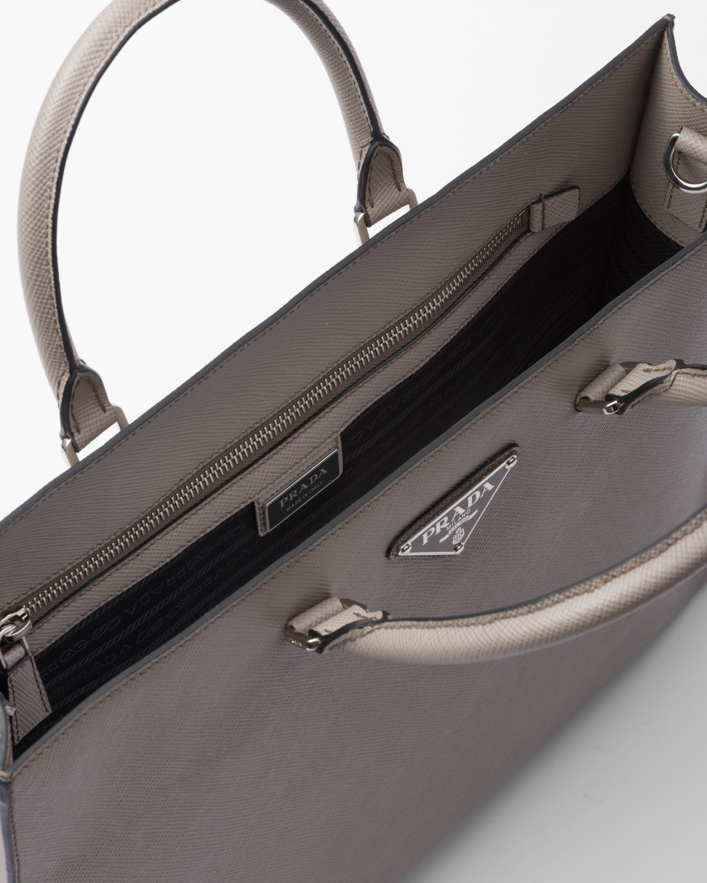 Saffiano leather tote bag - 5
