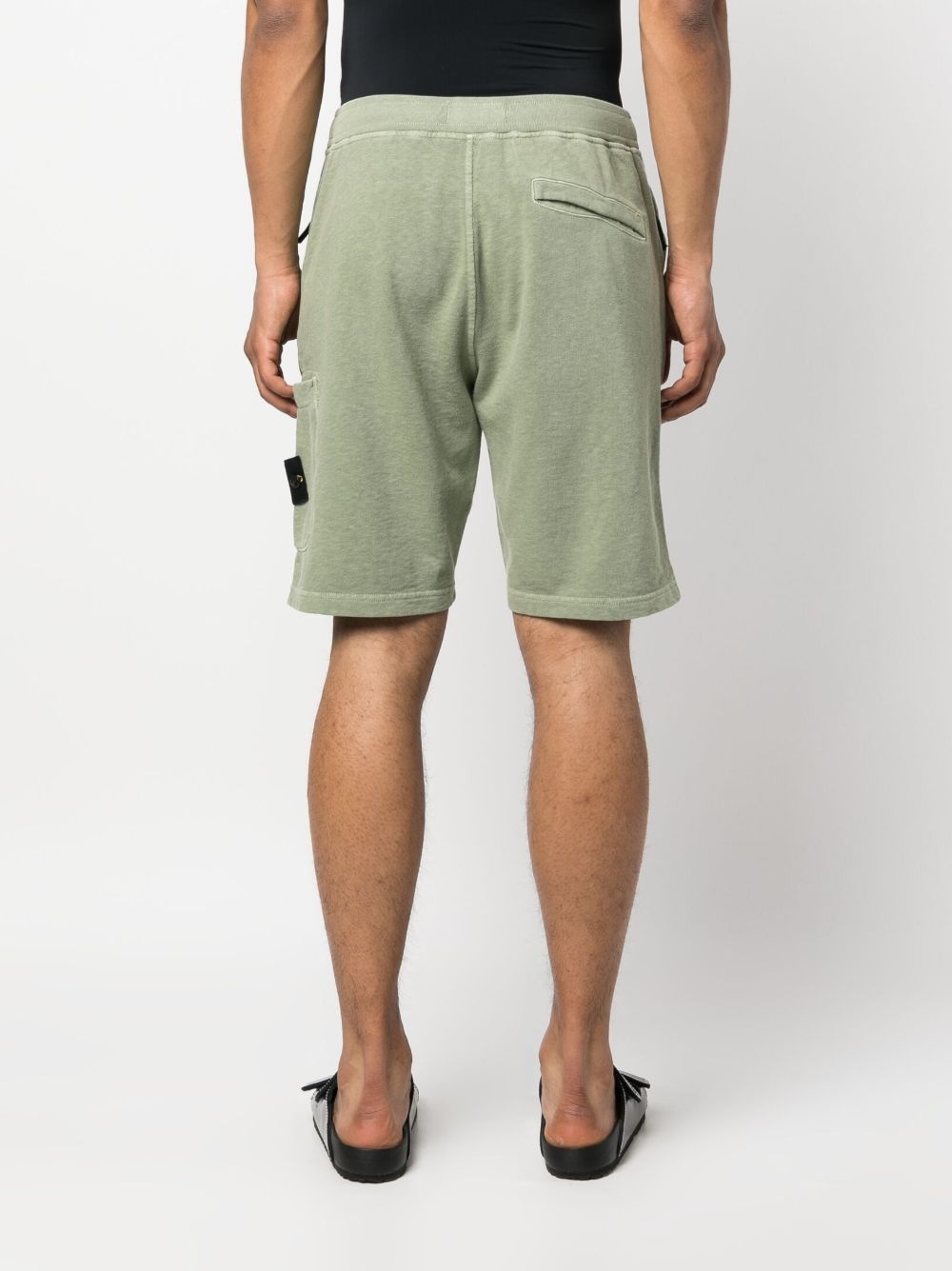 Compass-motif cotton shorts - 4