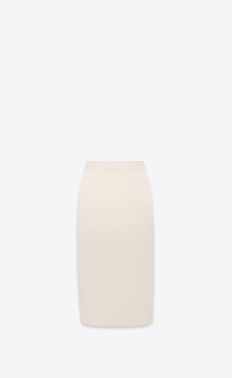 SAINT LAURENT pencil skirt in knit outlook