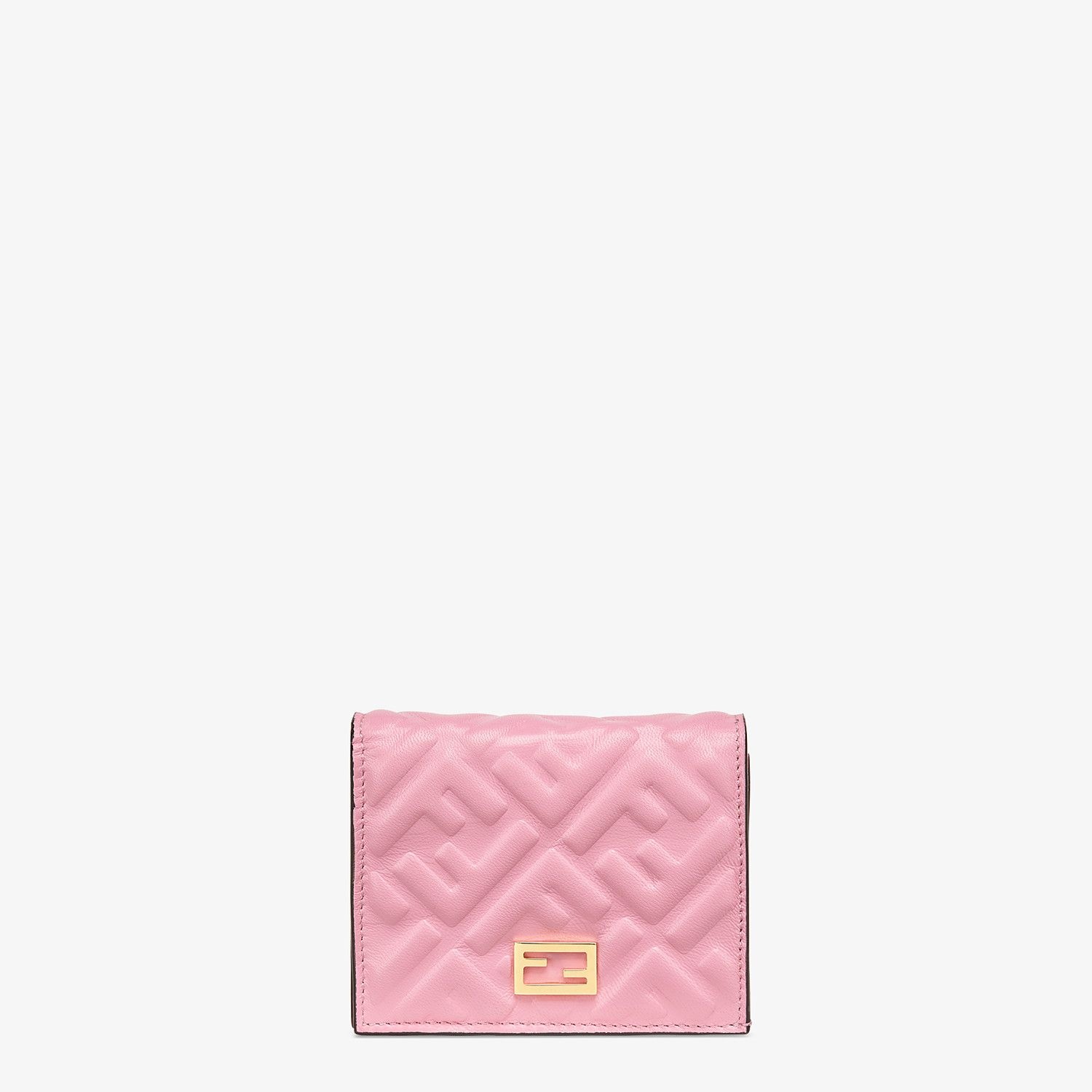 Pink nappa leather wallet - 1