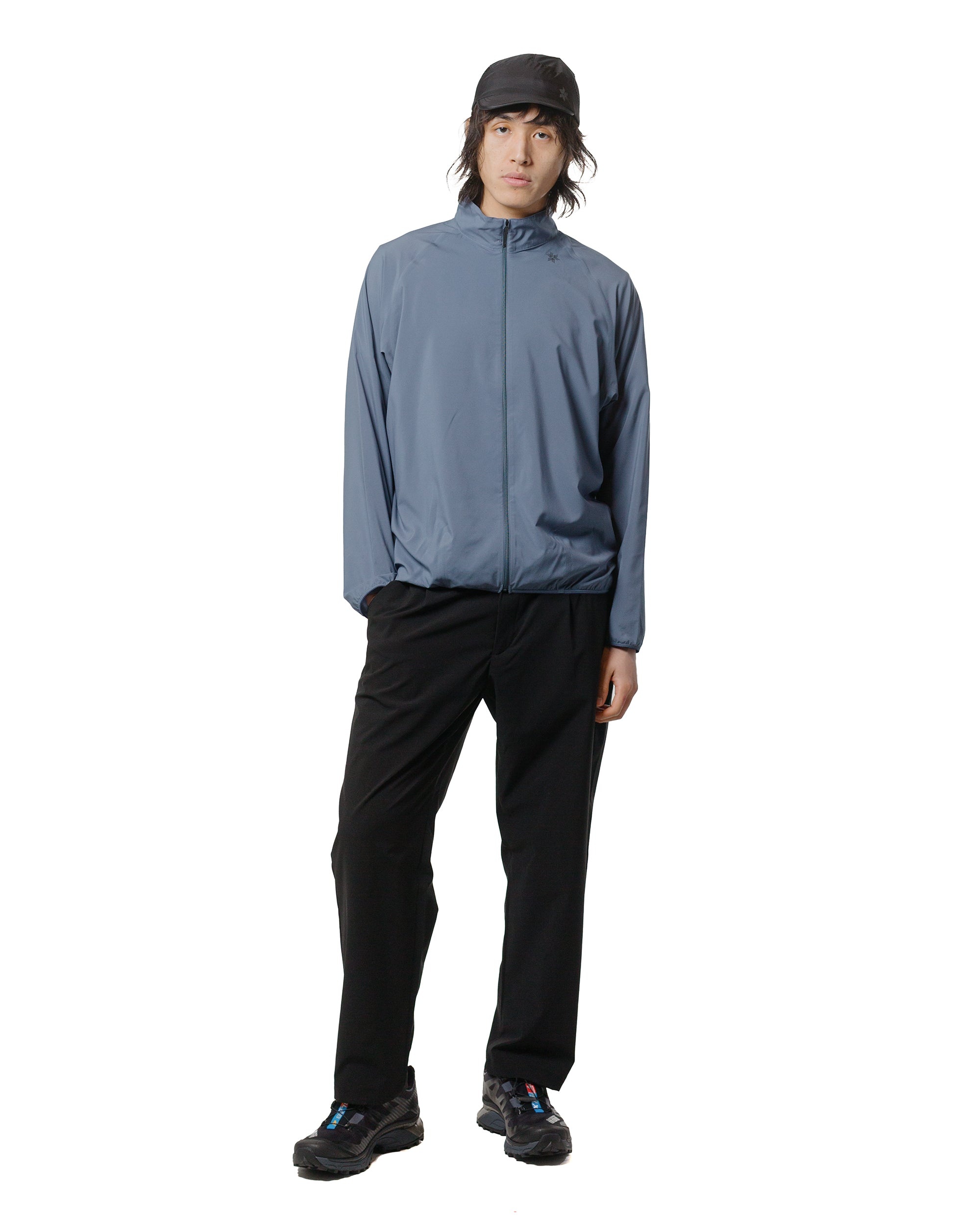 One Tuck Tapered Light Pants Black - 4