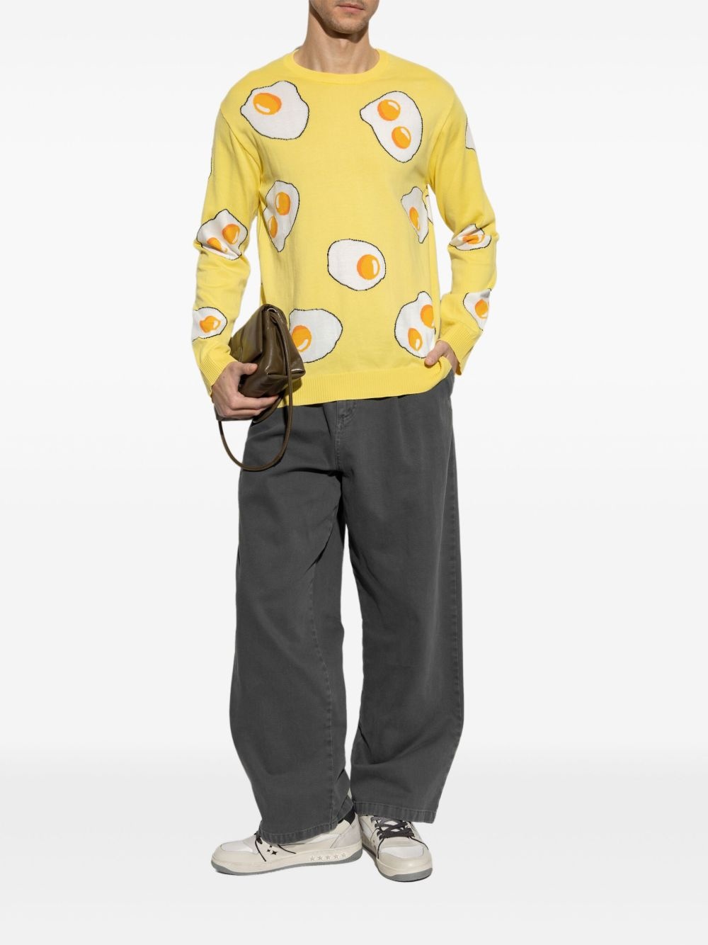 egg-motif sweater - 2