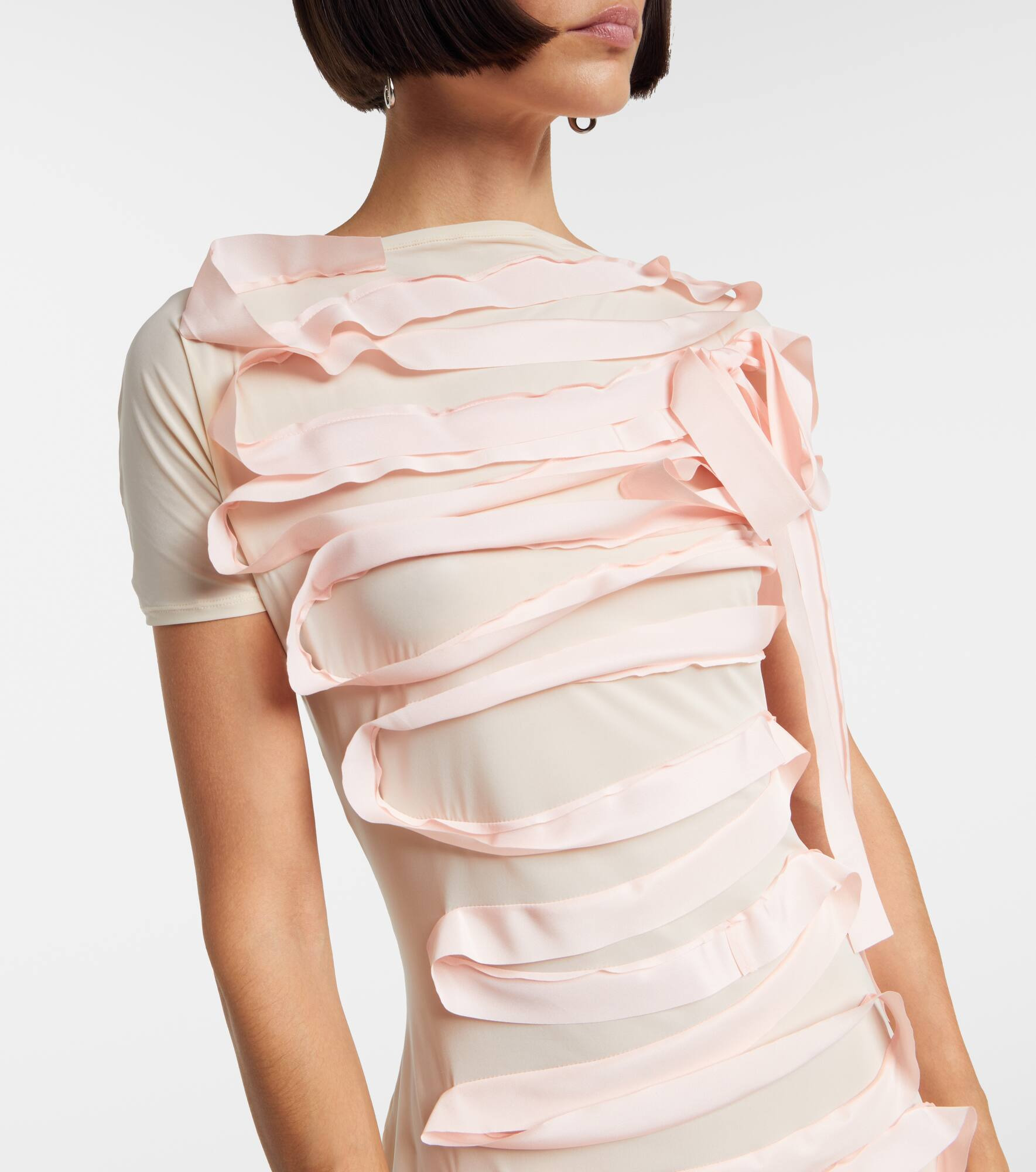 Edriel bow-detail midi dress - 4