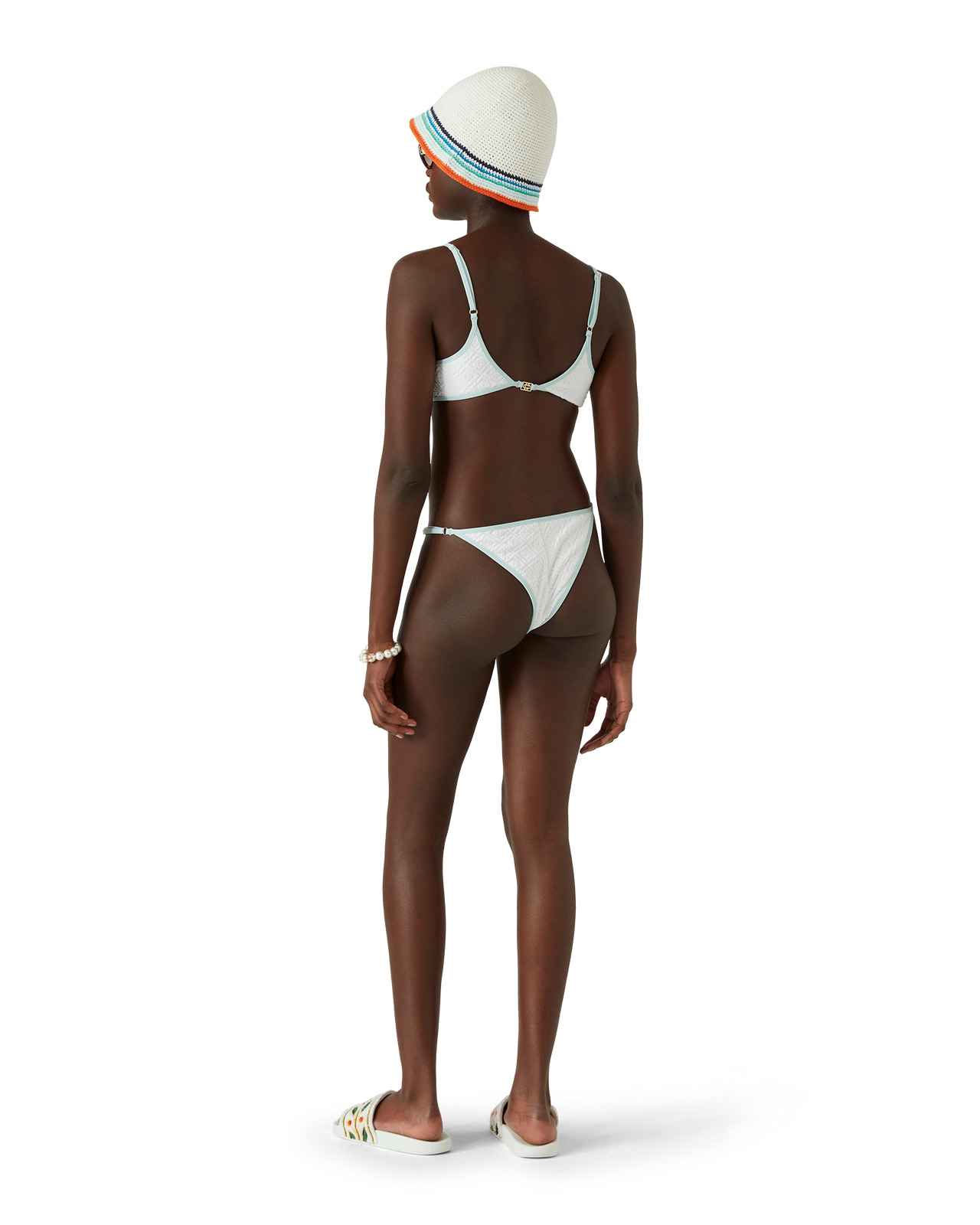 Jacquard Monogram Bikini Top | Casablanca Paris - 3