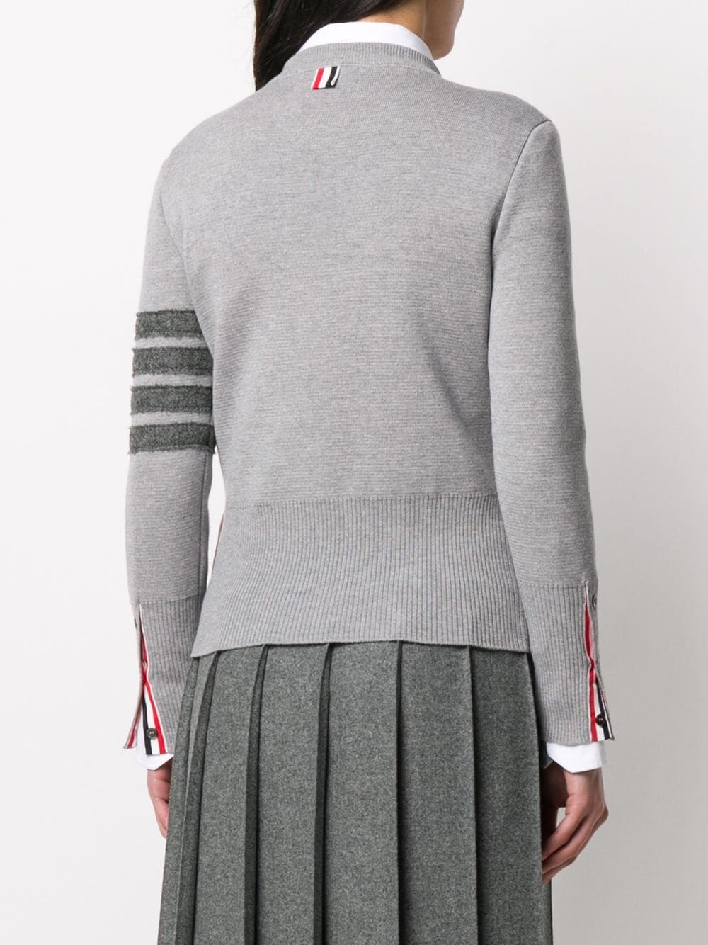 4-Bar stripe Milano stitch pullover - 4