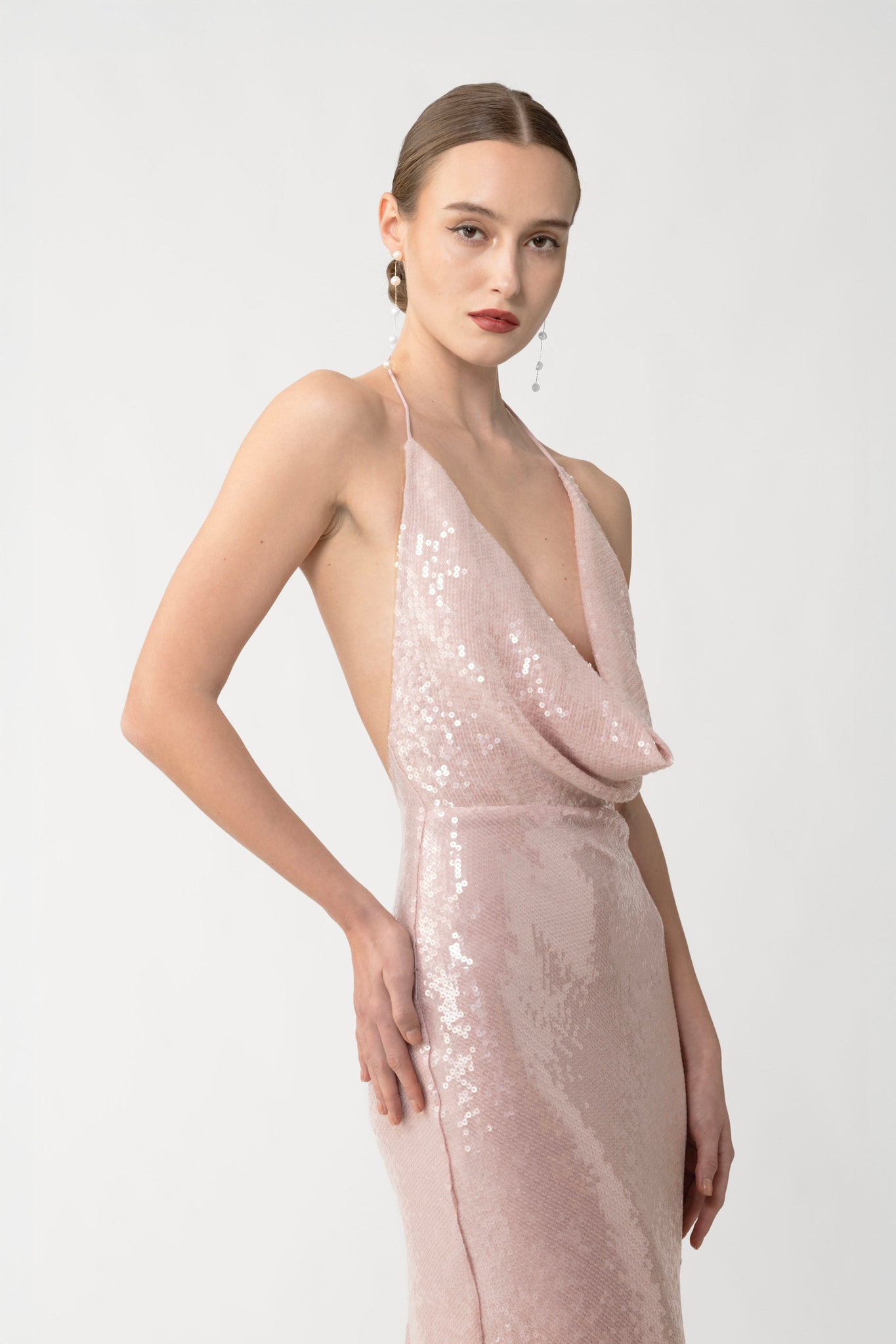 CLAUDIA SEQUINED GOWN - 4