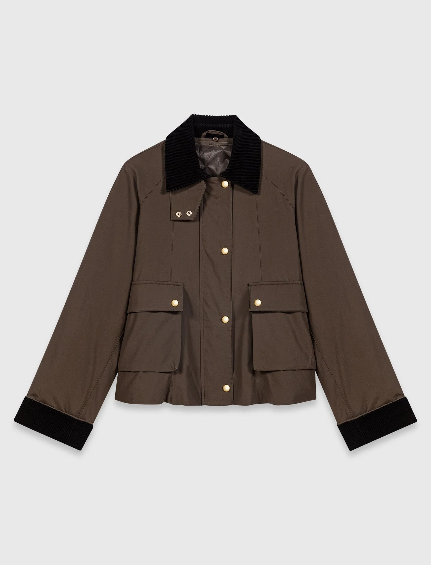 Cotton trapeze jacket - 1