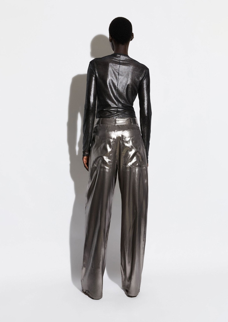 Metallic Mesh Fitted Top 3