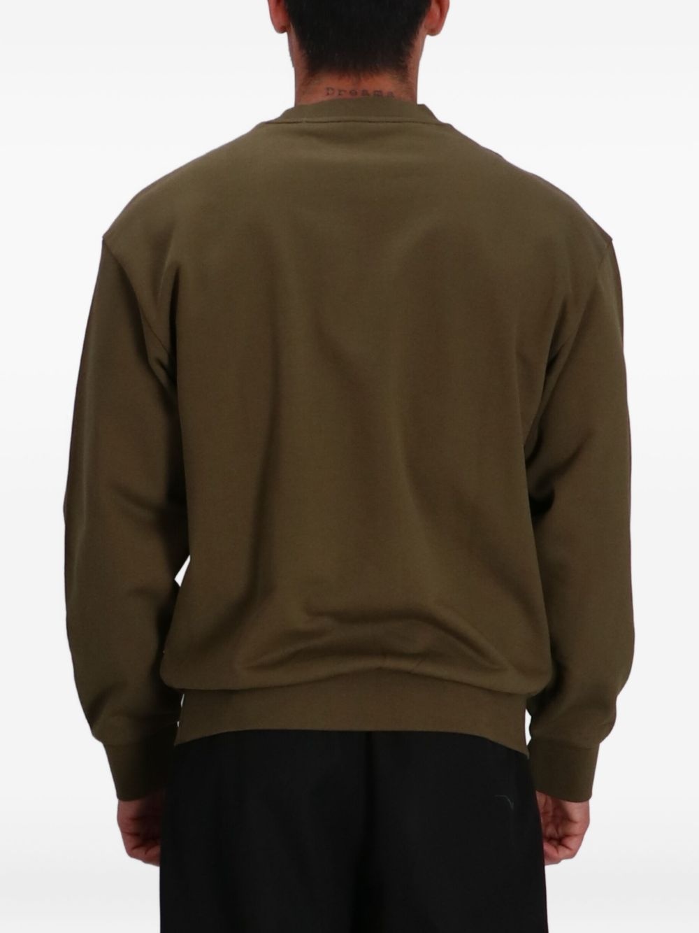 floral-embroidered sweatshirt - 4