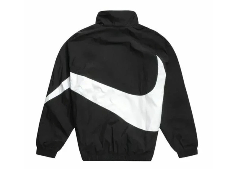Nike Nike Big Swoosh Woven Statement Jacket Black outlook