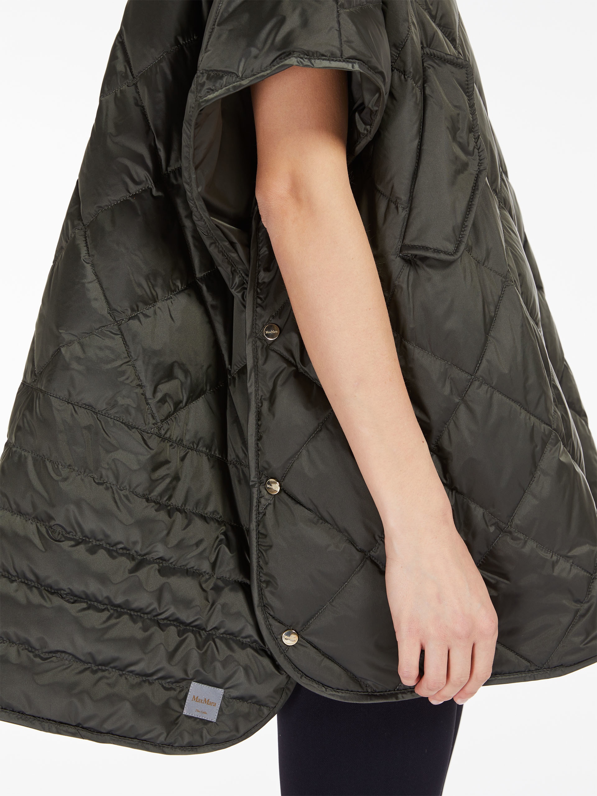 TREMAN Cape with hood in water-repellent canvas - 5