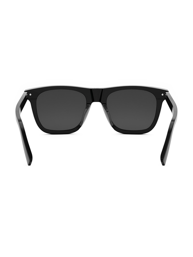 Men's DiorBlackSuit S13I Havana 53MM Square Sunglasses - Black Dark Grey 5