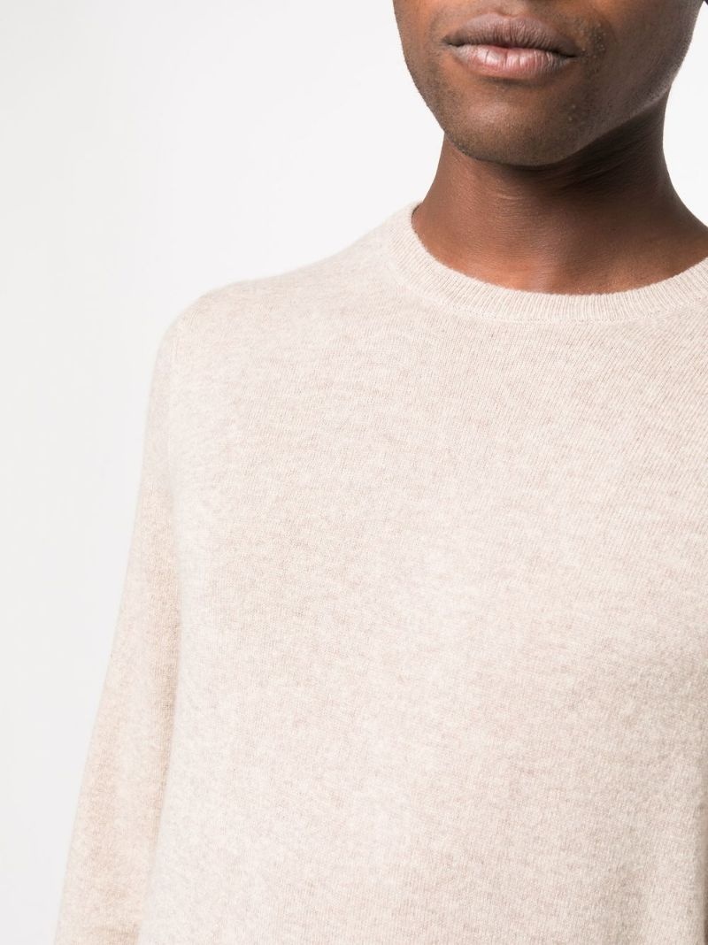 crew-neck cashmere jumper - 5