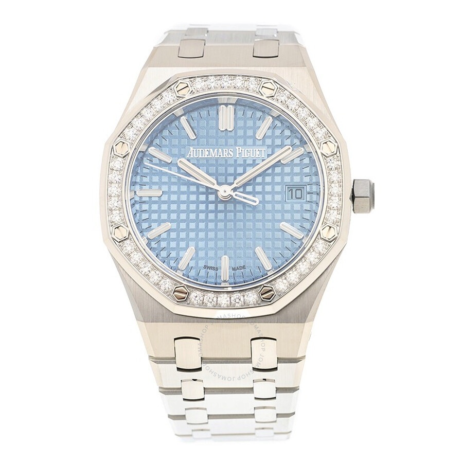 Audemars Piguet Royal Oak Automatic Diamond Blue Dial Ladies Watch 77451ST.ZZ.1361ST.03 - 2