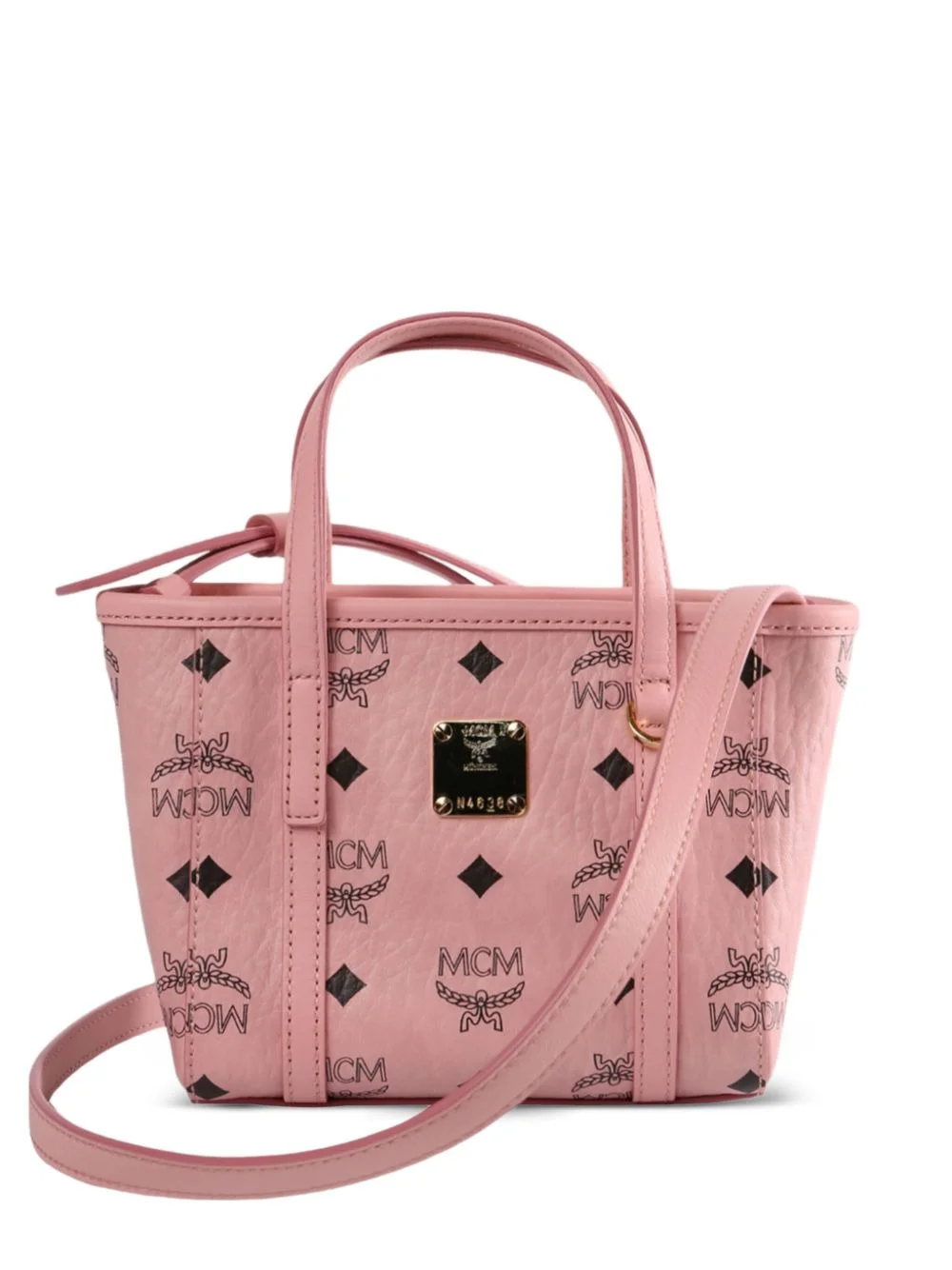 monogram logo-plaque tote bag - 1
