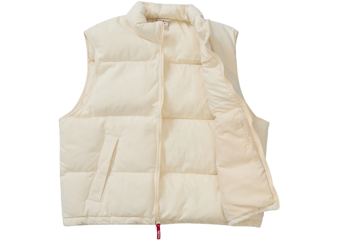 Supreme Nike Denim Puffer Vest Natural - 2