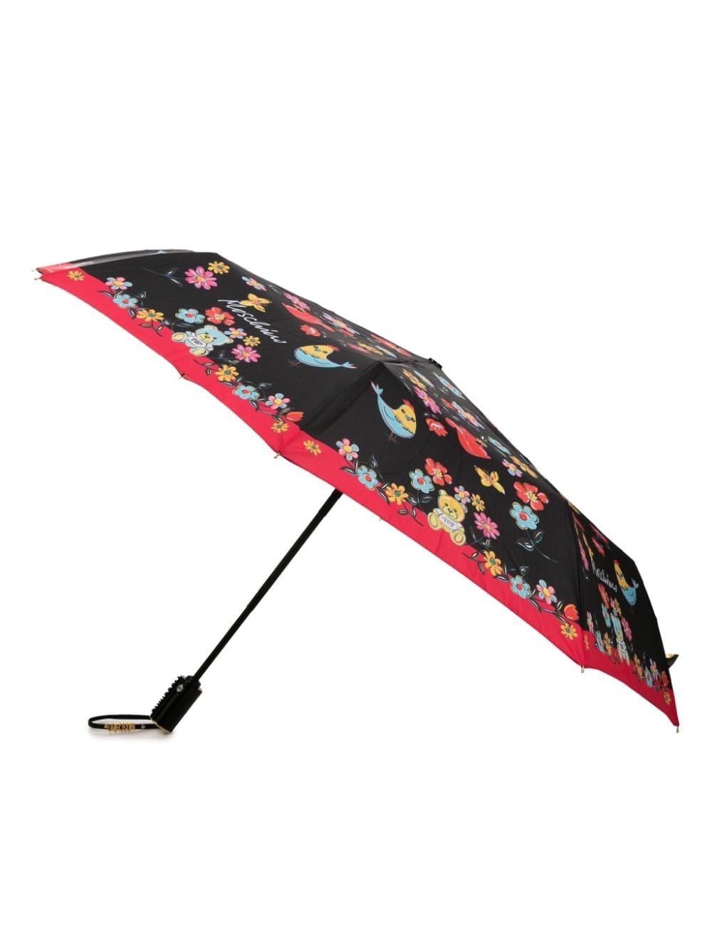floral-print foldable umbrella - 3