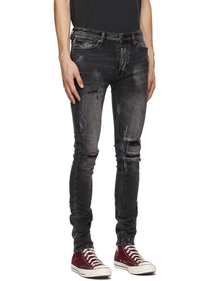Black Van Winkle Burnt Jeans 2