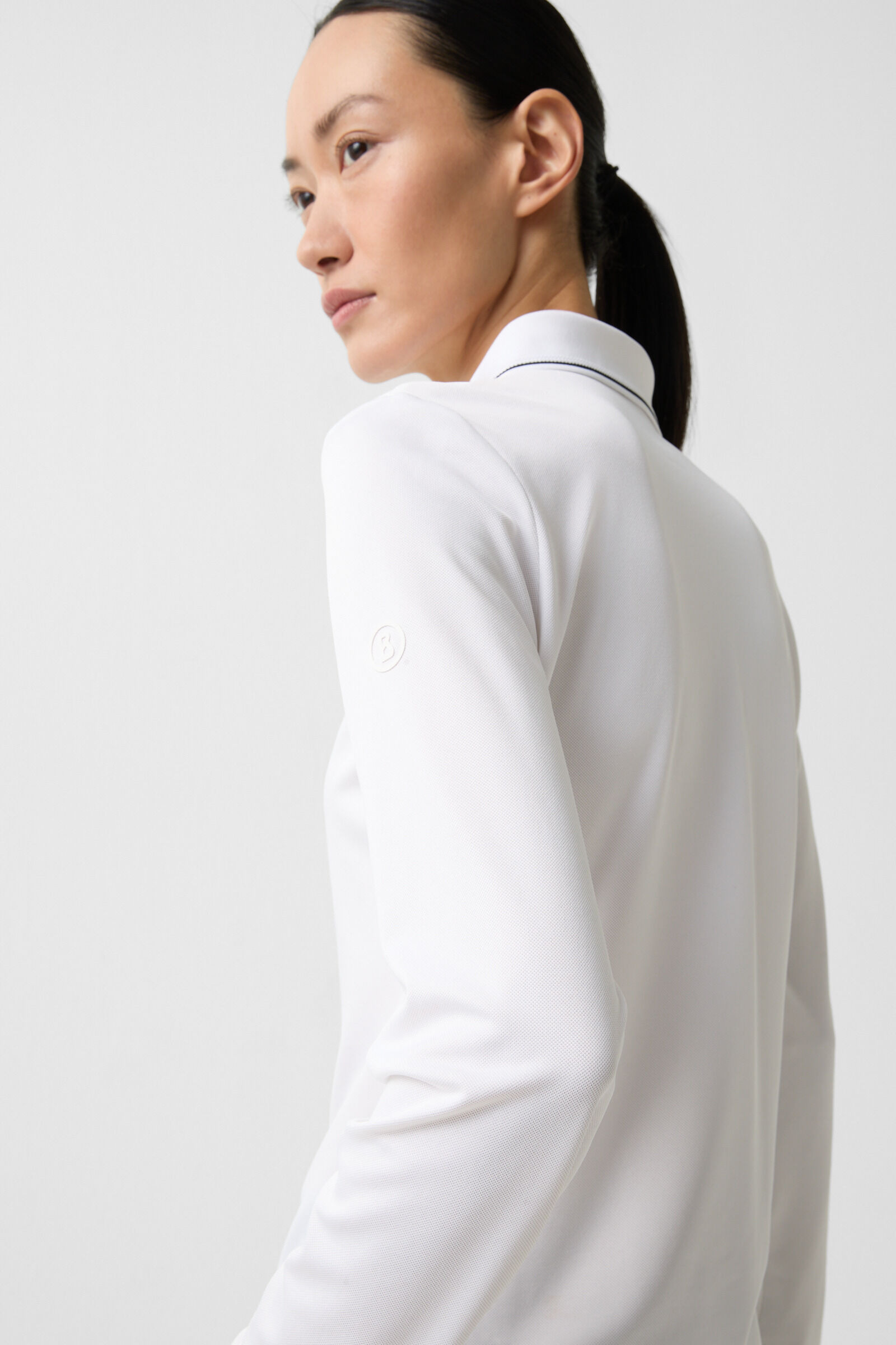 Kiara functional long-sleeved top in White - 5