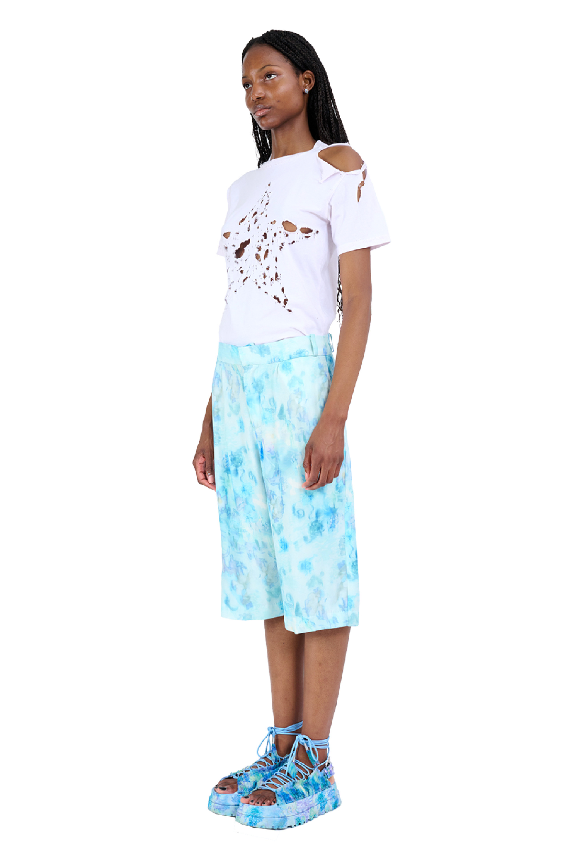 SKY SHADOW FLORAL DANTE SHORT - 23