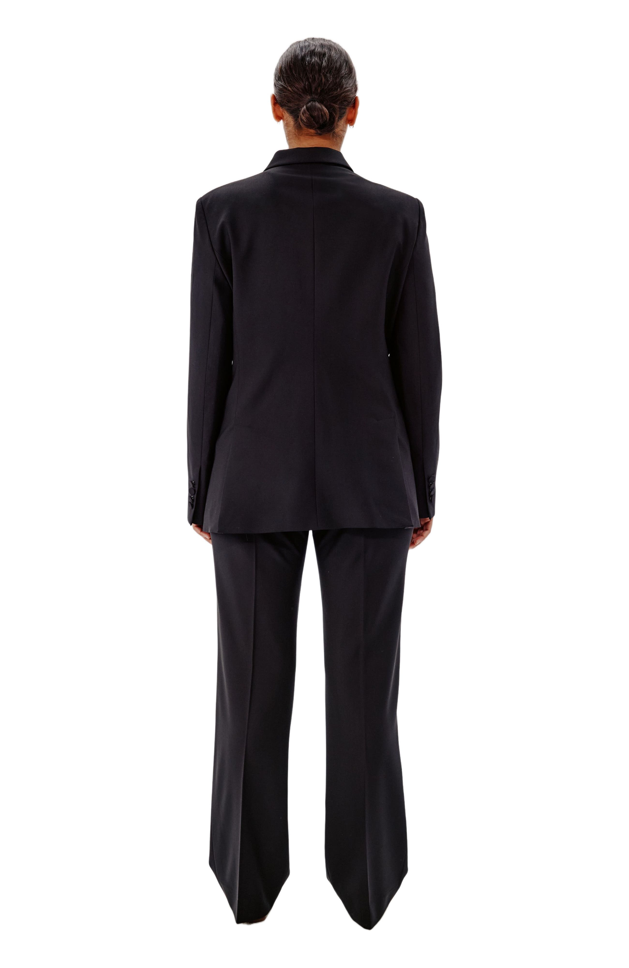 Another Tomorrow DOUBLE BREASTED JACKET in Black at Nordstrom - 3