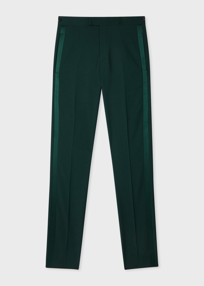 The Soho - Dark Green Wool-Mohair Evening Suit 5