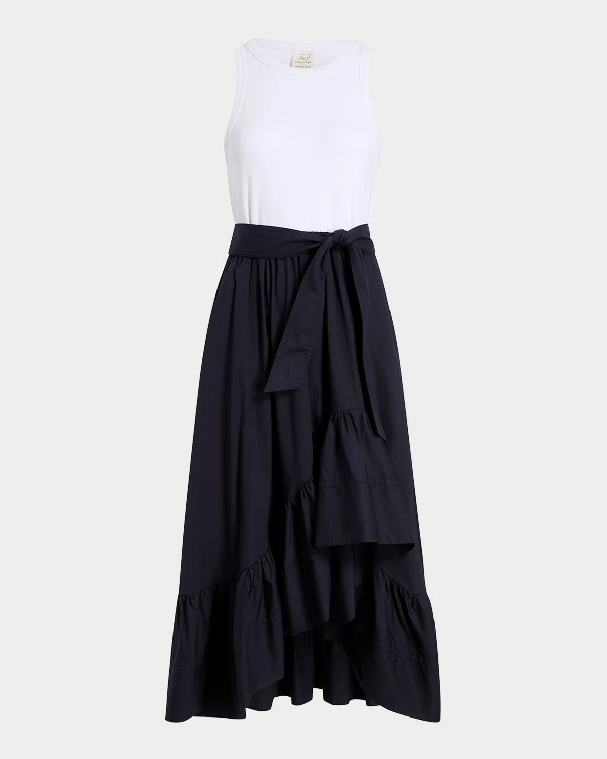 Zayla Two-Tone Midi Dress - 1