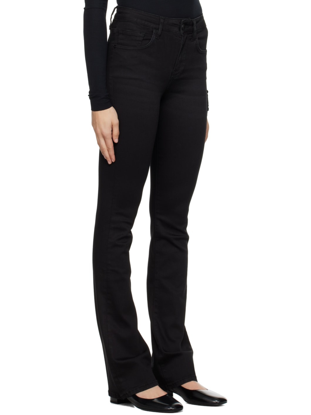 Black 'Le Mini Boot' Jeans - 2