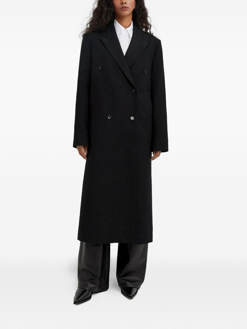 Temo lapel double-breasted coat 3