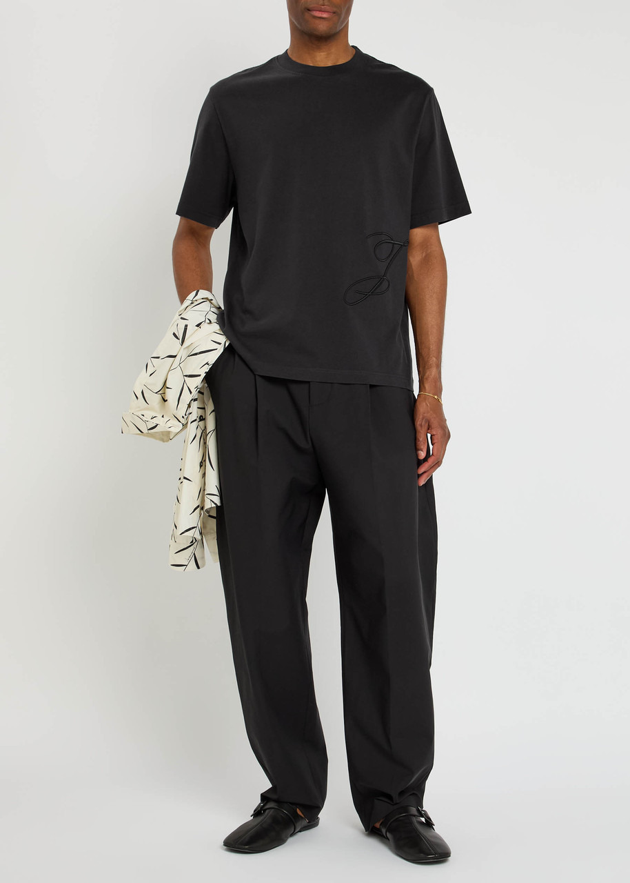Jacquemus Le T-shirt Embroidered Cotton T-shirt - 4