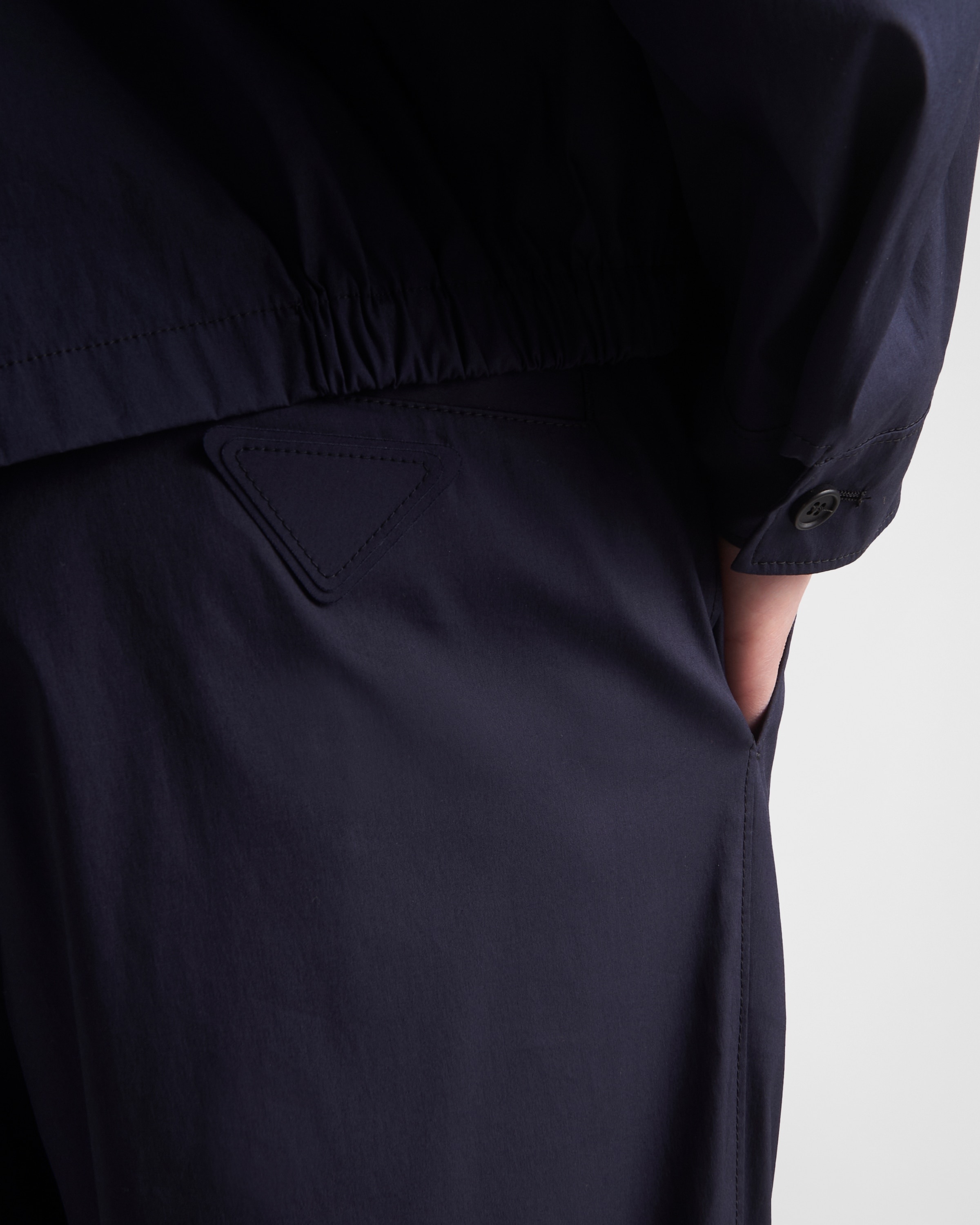 Stretch poplin pants - 3