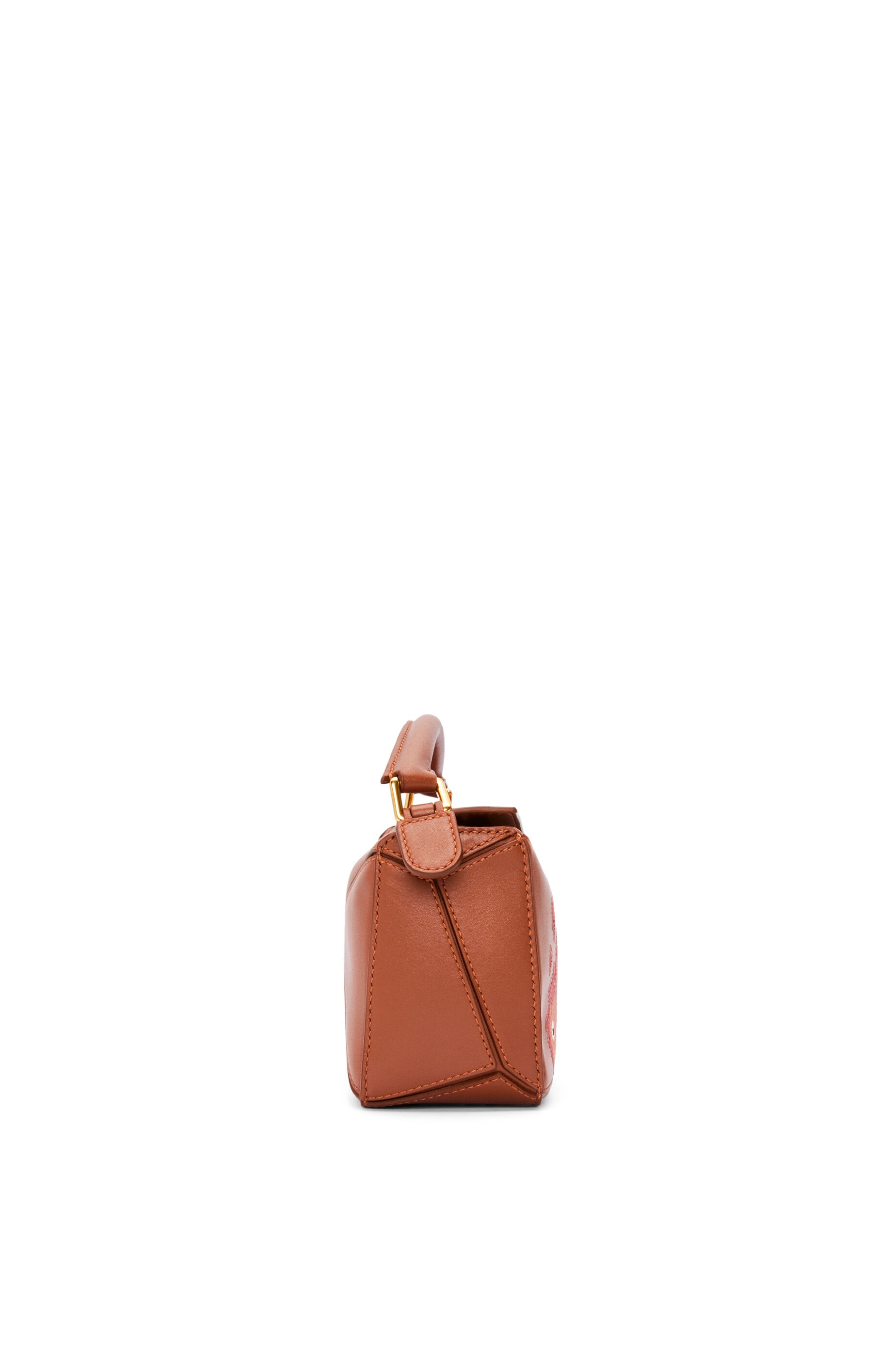 Calcifer mini Puzzle bag in satin calfskin - 4