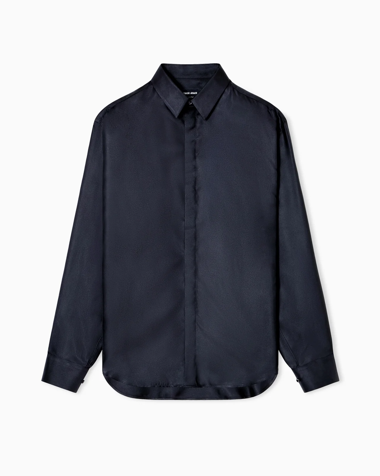 REGULAR-FIT SHIRT IN SILK TWILL - 1