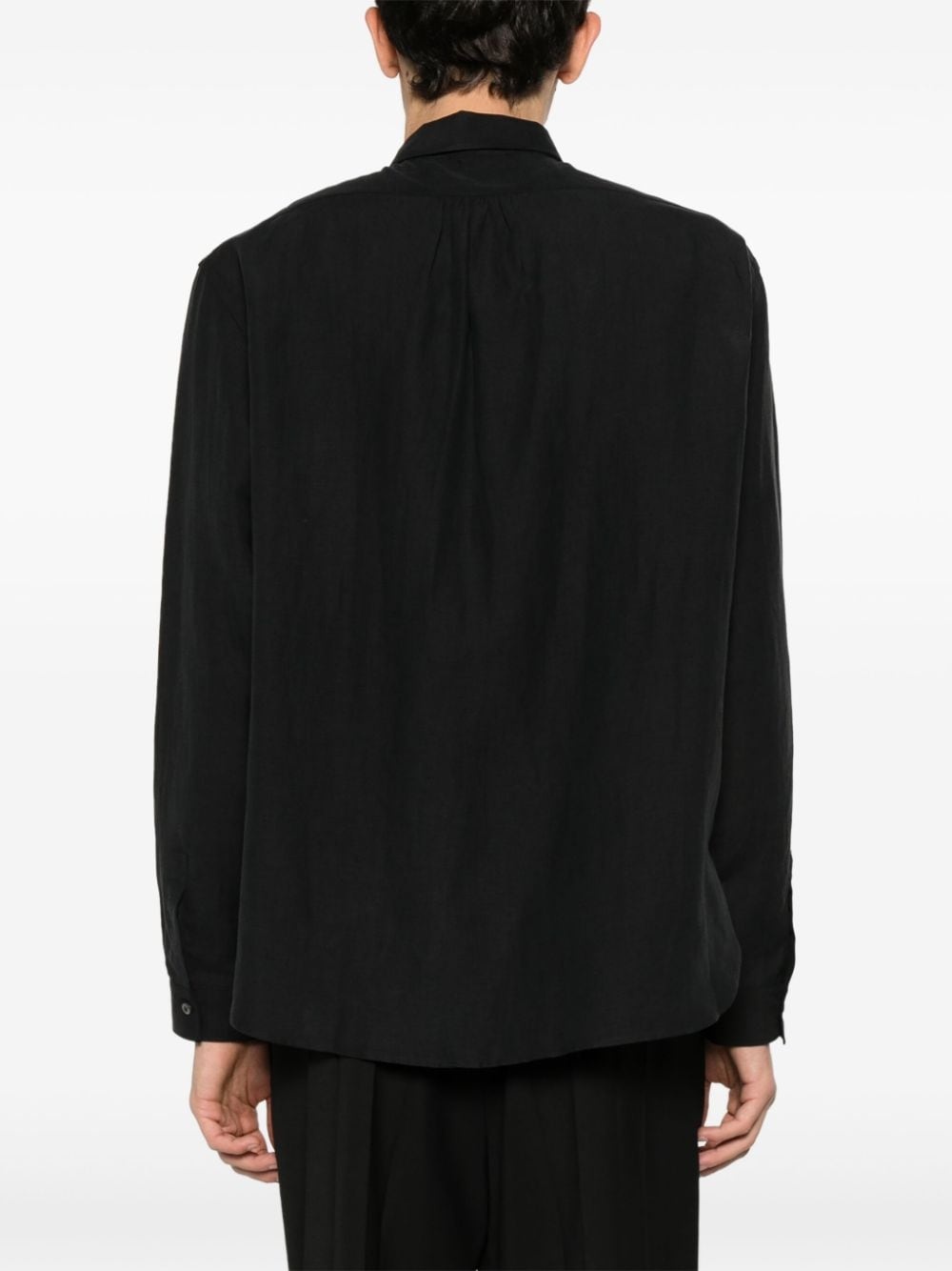 pointed-collar shirt - 4