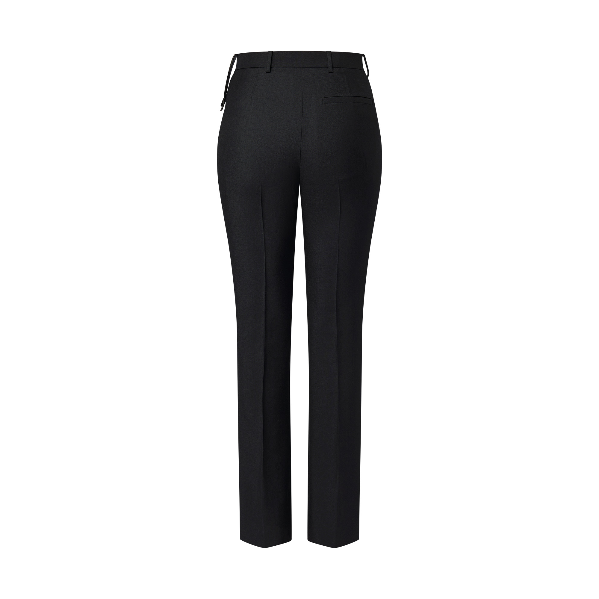 Asymmetrical Belt Tailored Pants - 2