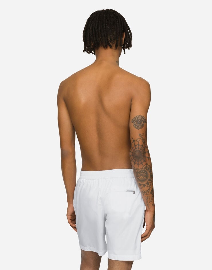 Mid-length swim trunks with spray-paint DG print - 5